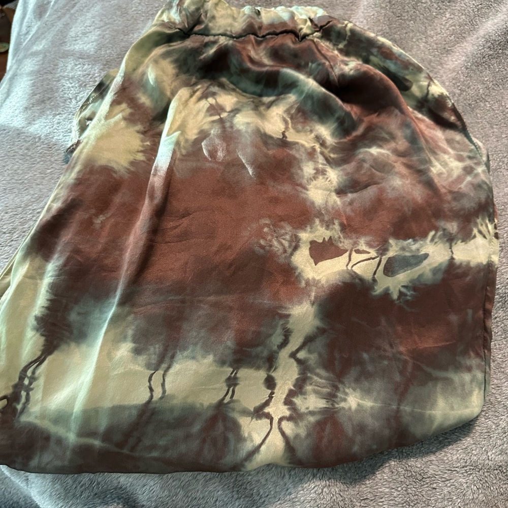 ARTISTS & REVOLUTIONARIES DROP CROTCH SILK PANTS, NWOT